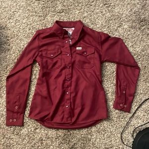 Red Dixxon flannel with glasses cleaning fabric